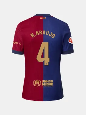 R. ARAUJO | LA LIGA Junior home jersey 24/25 FC Barcelona - Dri-Fit ADV