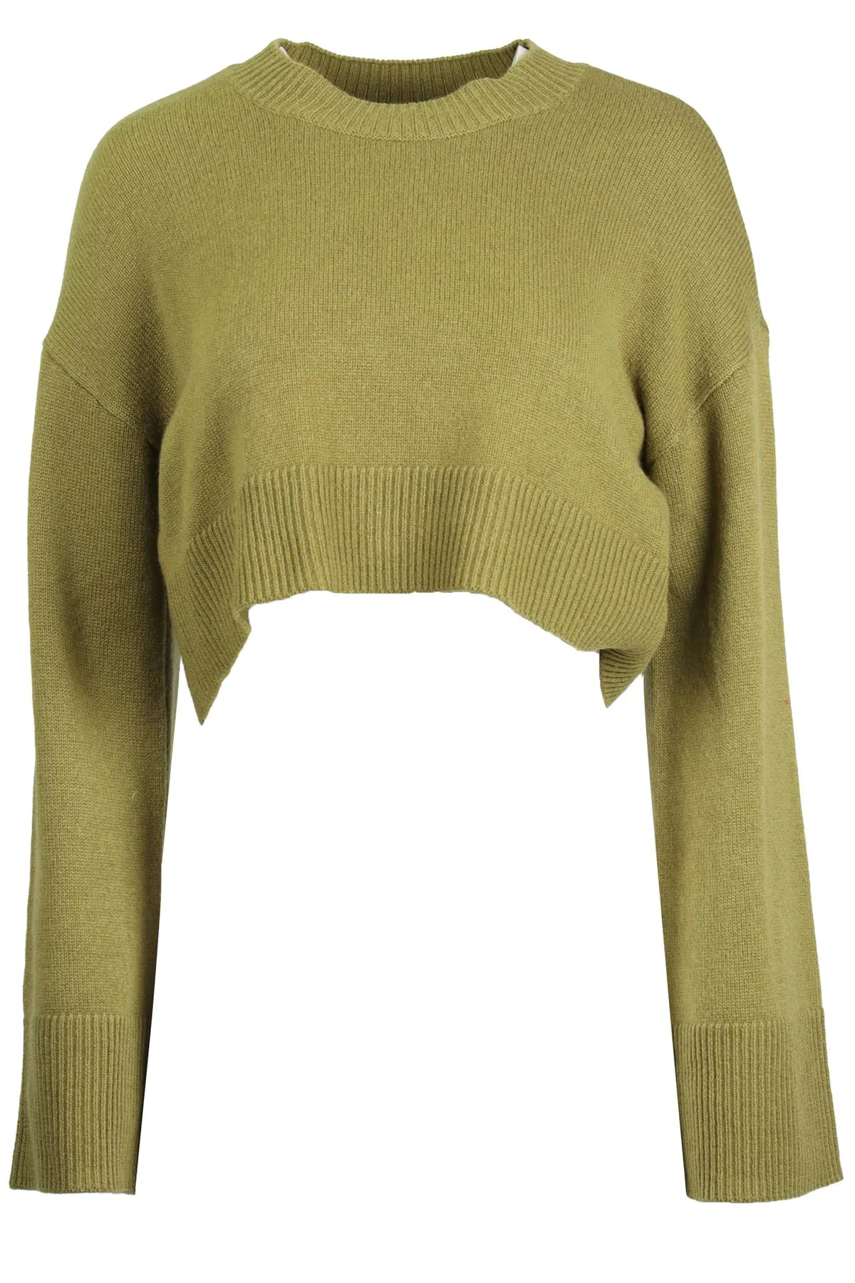 REFORMATION GREEN CASHMERE SWEATER SMALL