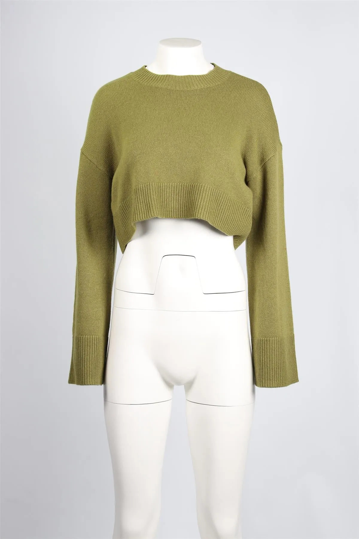 REFORMATION GREEN CASHMERE SWEATER SMALL