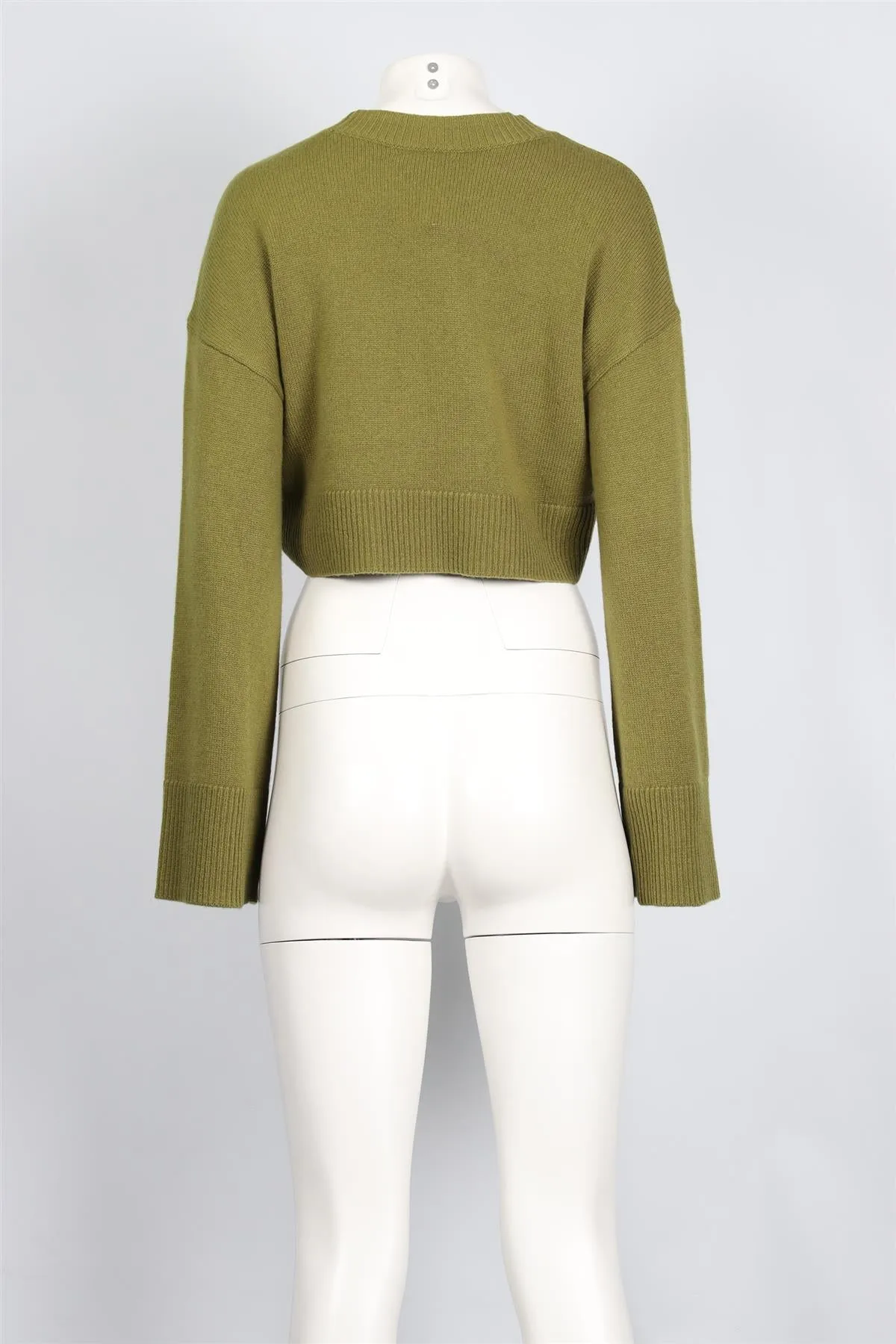 REFORMATION GREEN CASHMERE SWEATER SMALL