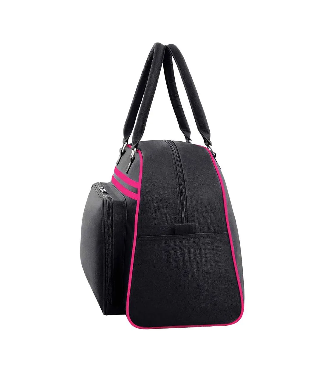 Retro 23l bowling bag one size black/fuchsia Bagbase