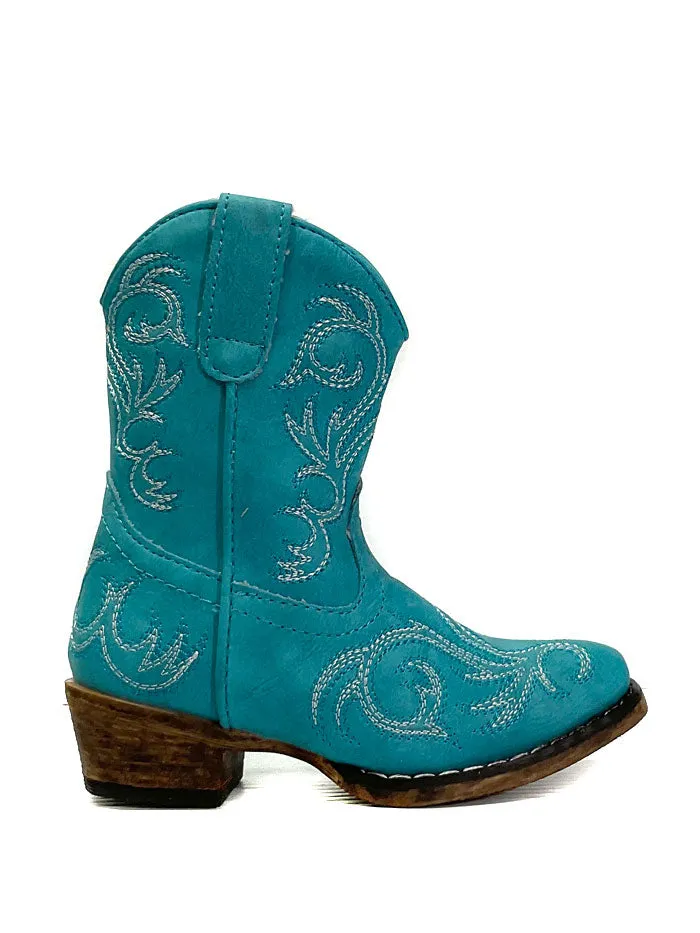 Roper 09-017-1566-2423 Toddlers Riley Western Boot Turquoise