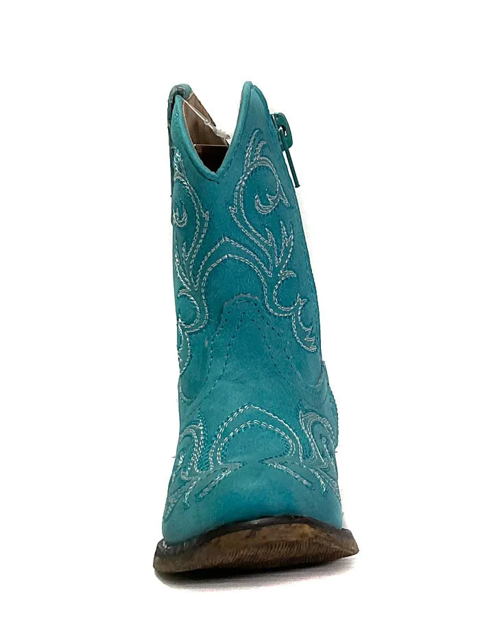 Roper 09-017-1566-2423 Toddlers Riley Western Boot Turquoise