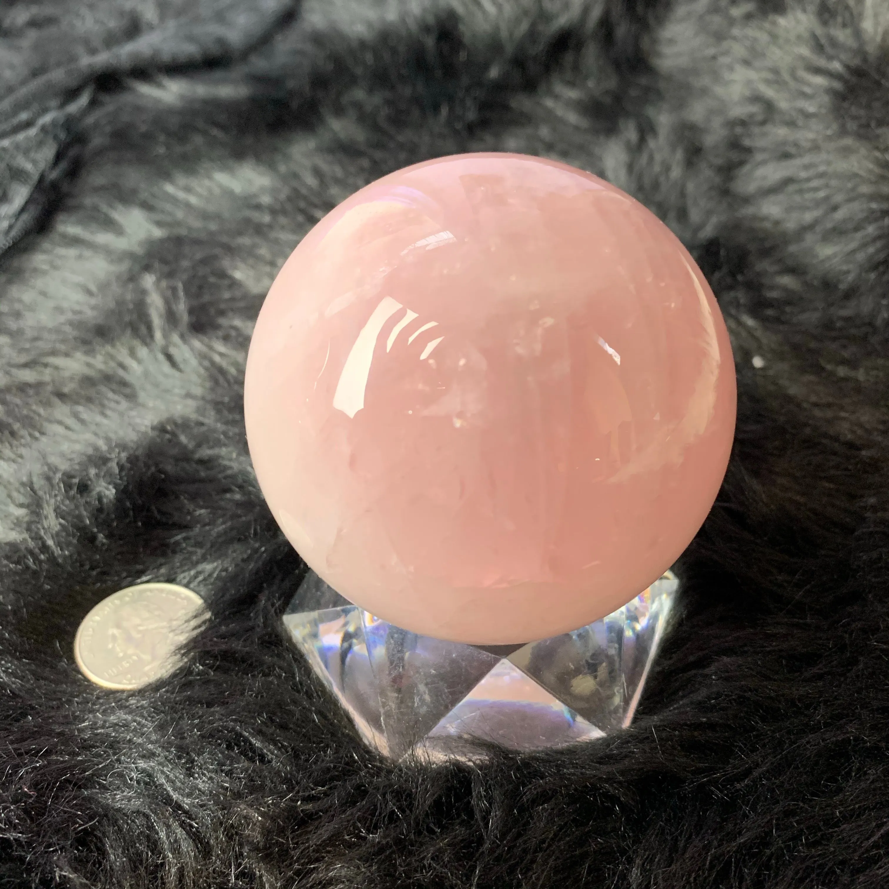 Rose Quartz Sphere no.2