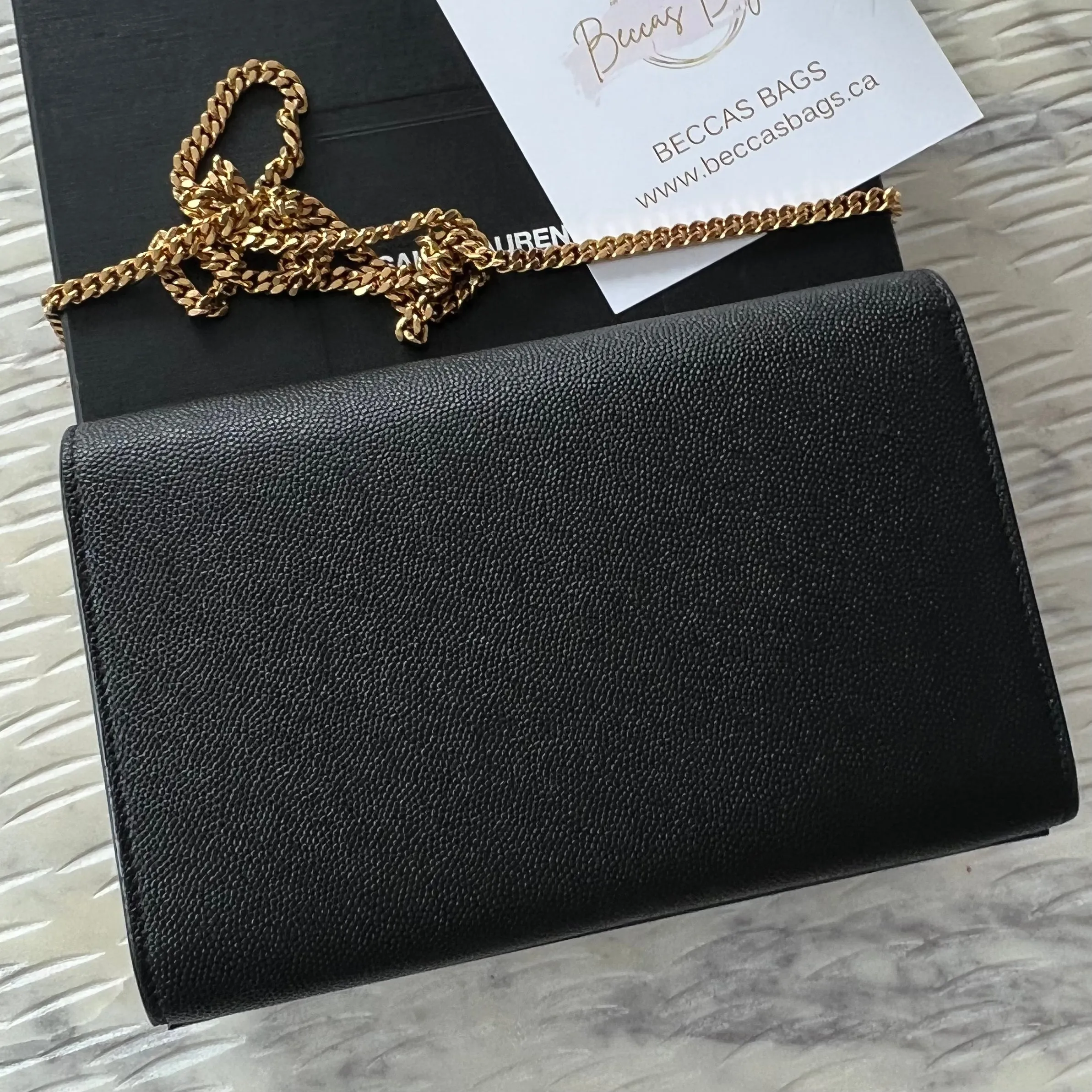 Saint Laurent Uptown Chain Wallet