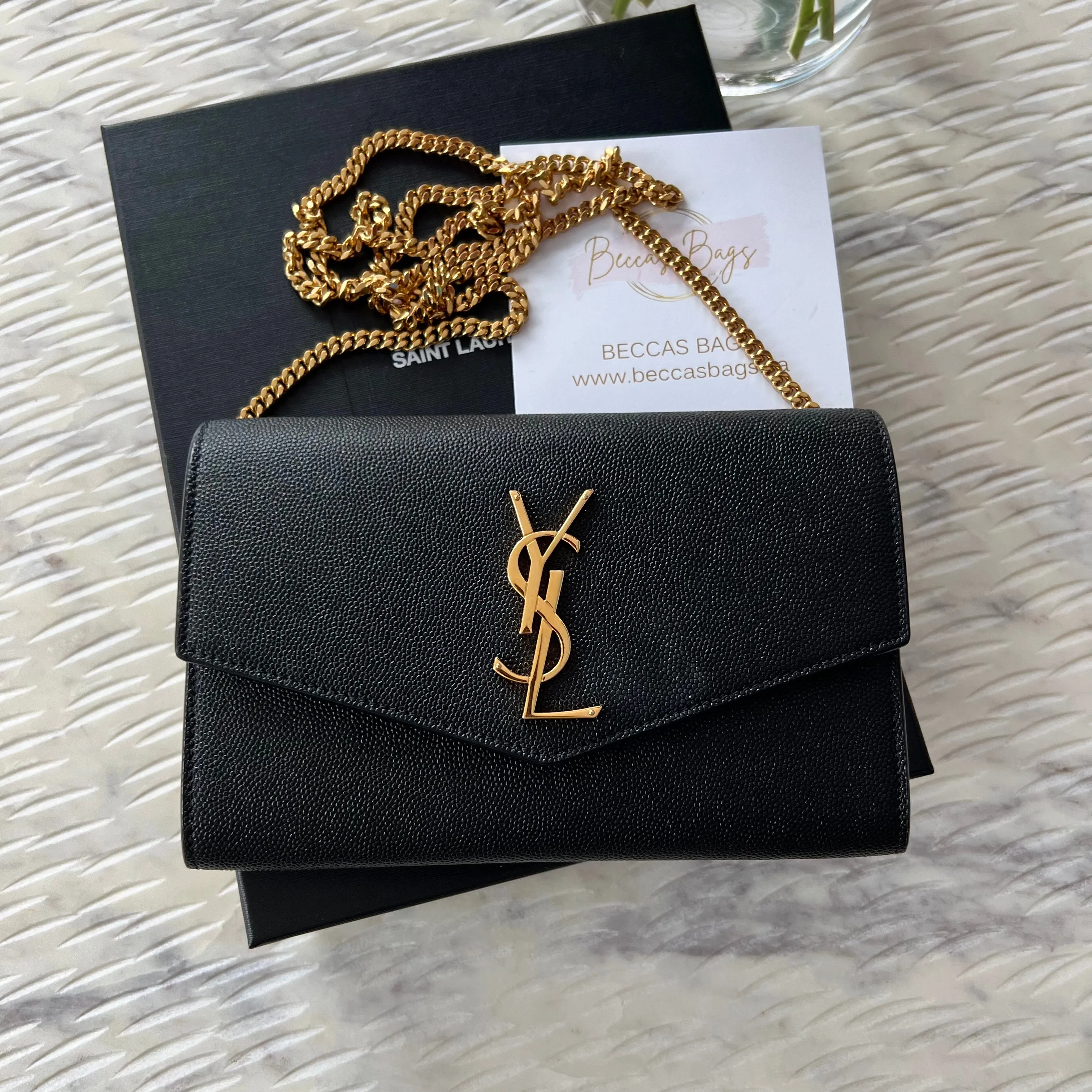 Saint Laurent Uptown Chain Wallet