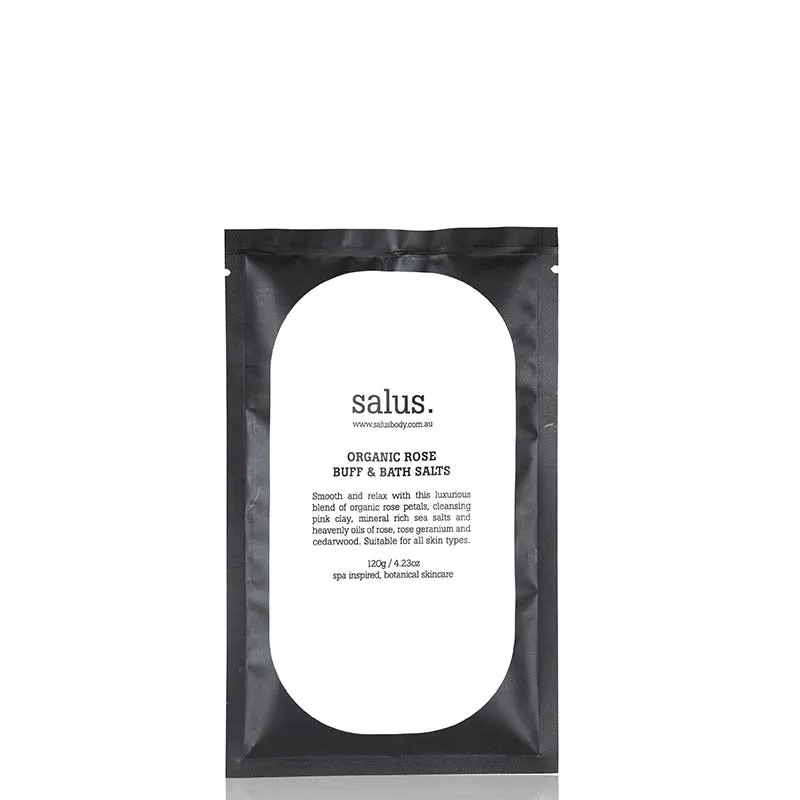 Salus Organic Rose Buff & Bath Salts