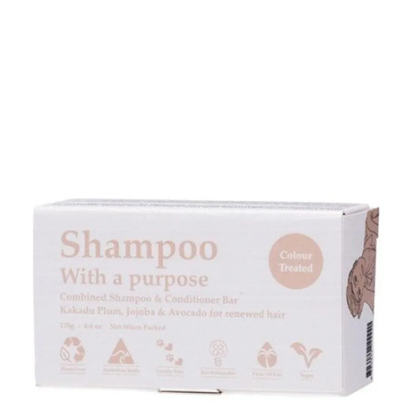 Shampoo With A Purpose Shampoo & Conditioner Bar - Colour Treated Hair