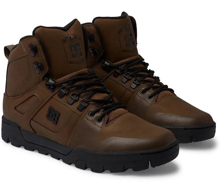 shoes DC Pure High -Top WR Boot - DCC/Dark Chocolate - men´s