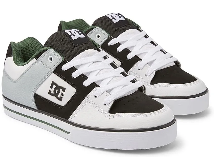 shoes DC Pure - WBN/White/Black/Green - men´s