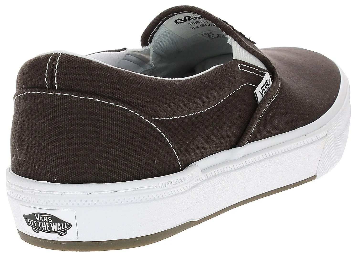 shoes Vans BMX Slip-On - Dakota Roche Brown/White - men´s