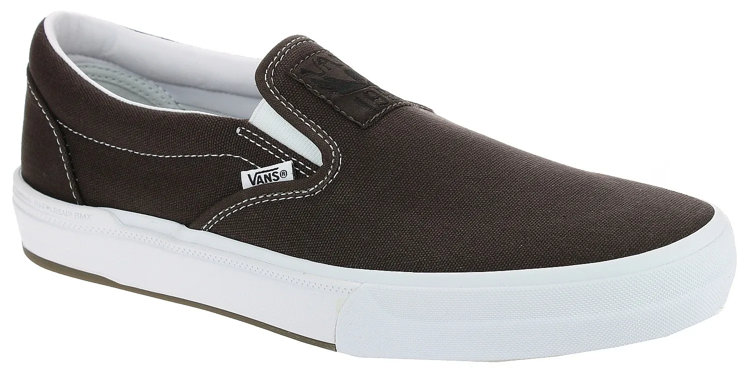 shoes Vans BMX Slip-On - Dakota Roche Brown/White - men´s