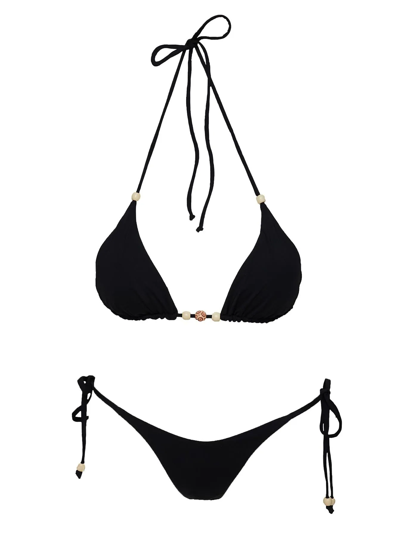 Smithie Triangle Bikini Top Black