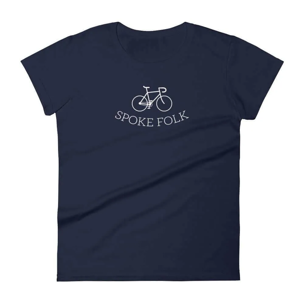 Spoke Folk - Minnesota Road Bike, Mountain, Cyclist Women's T-Shirt