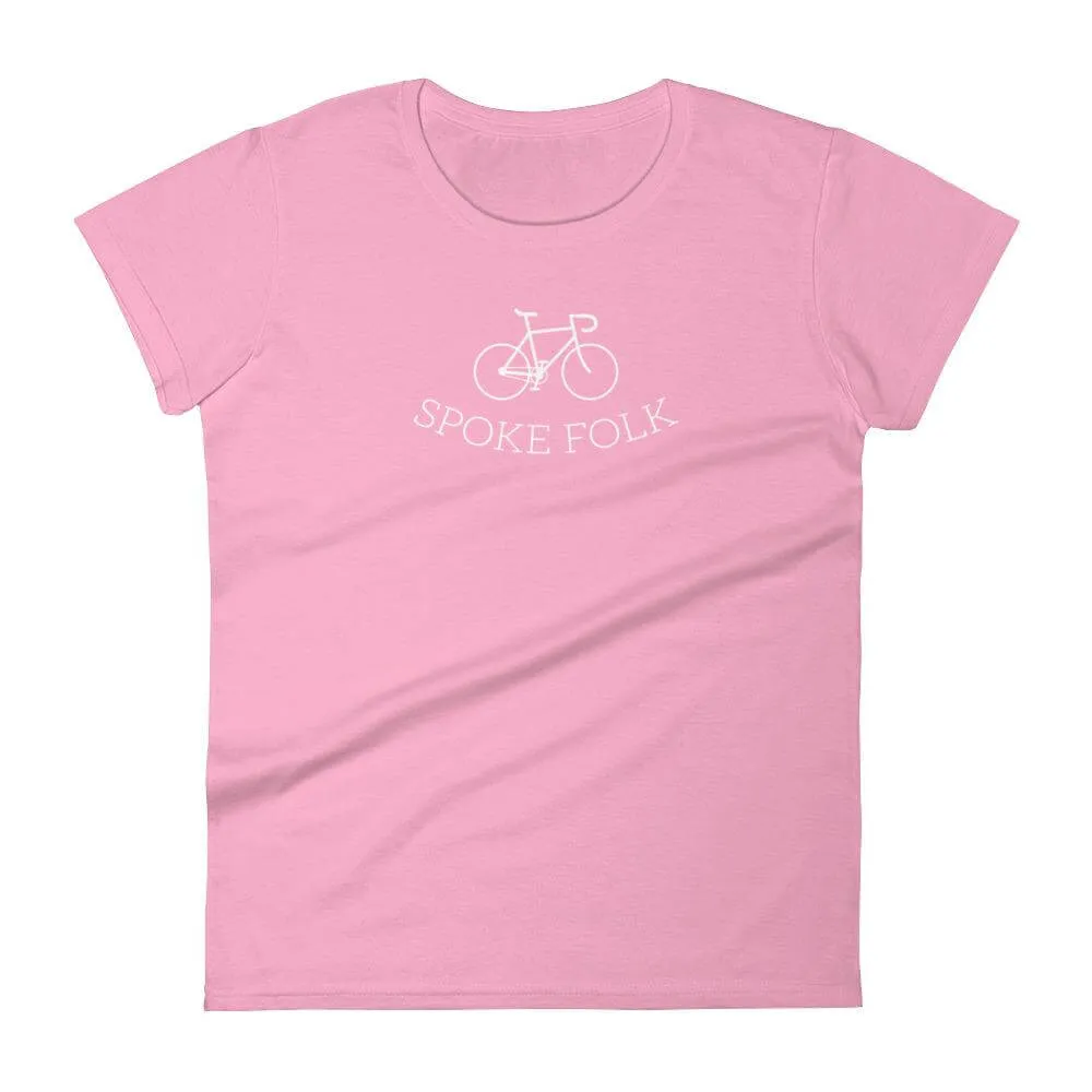 Spoke Folk - Minnesota Road Bike, Mountain, Cyclist Women's T-Shirt