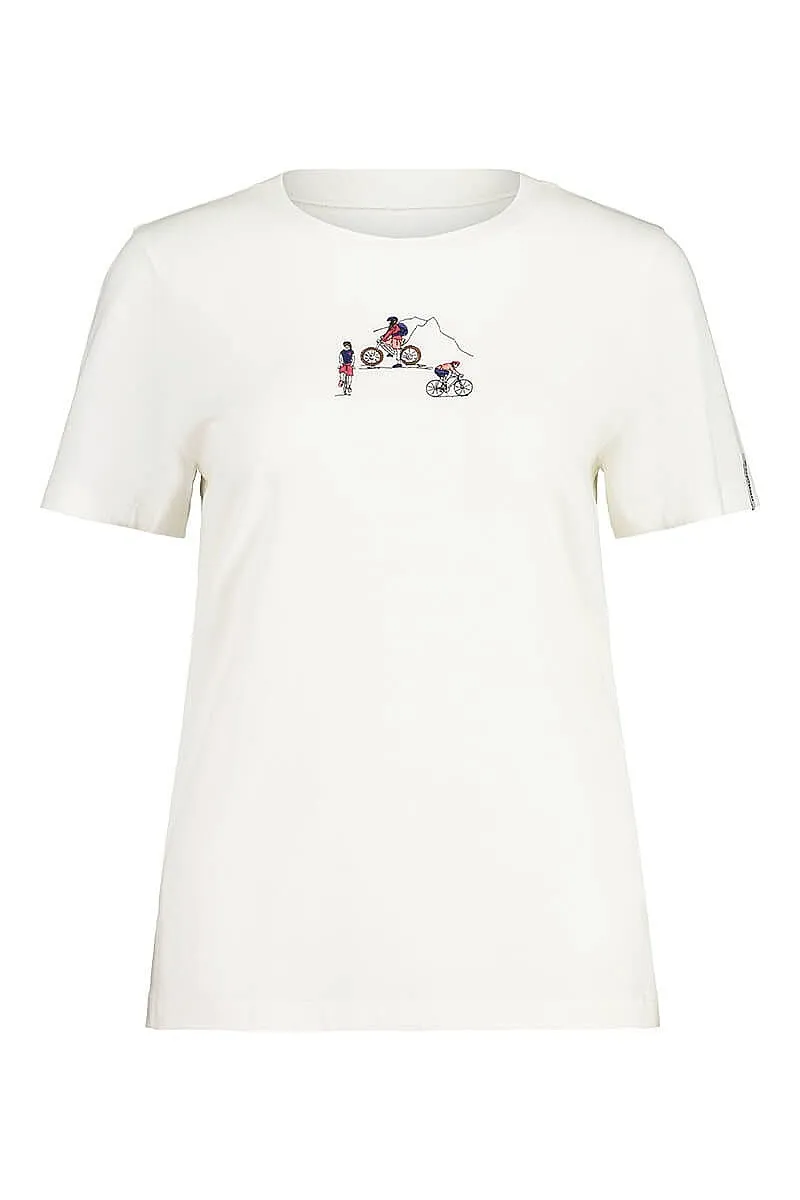 T-Shirt Maloja Chapieux - Glacier Milk Bike - women´s