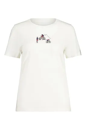 T-Shirt Maloja Chapieux - Glacier Milk Bike - women´s