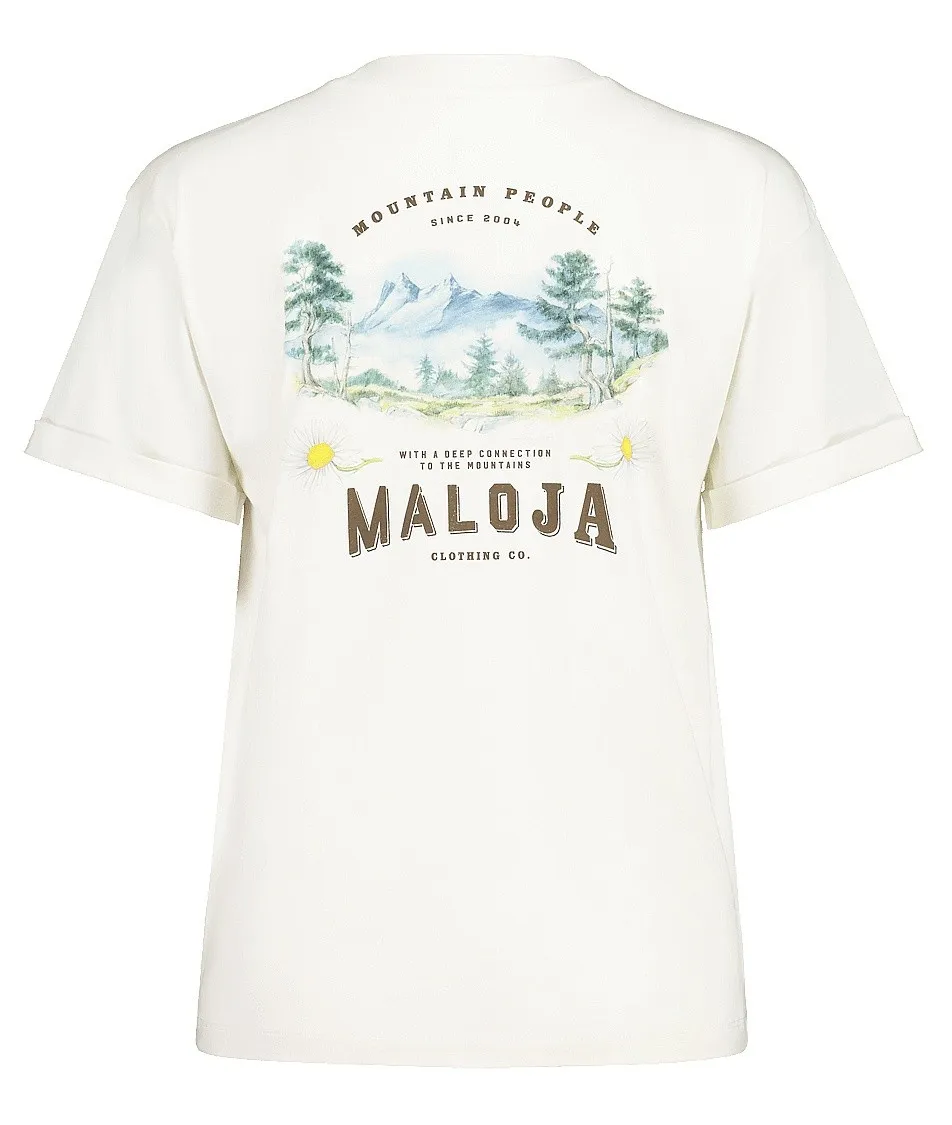 T-Shirt Maloja Kanin - Glacier Milk - women´s