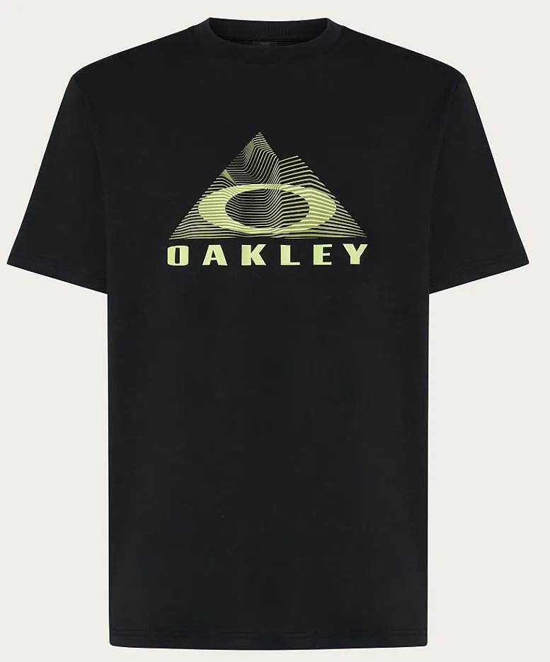 T-Shirt Oakley Lined Mountain Bark - Blackout - men´s