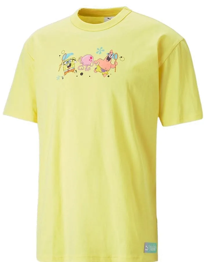 T-Shirt Puma Puma X Spongebob Graphic - Lucent Yellow - men´s