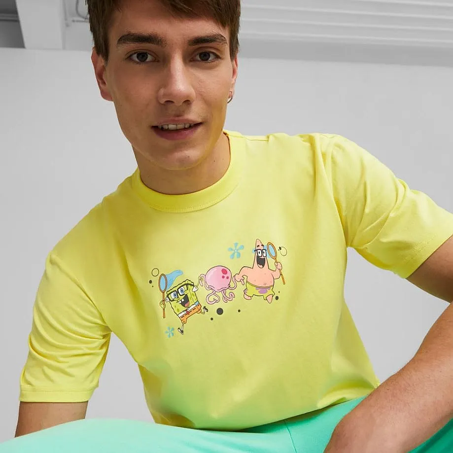 T-Shirt Puma Puma X Spongebob Graphic - Lucent Yellow - men´s