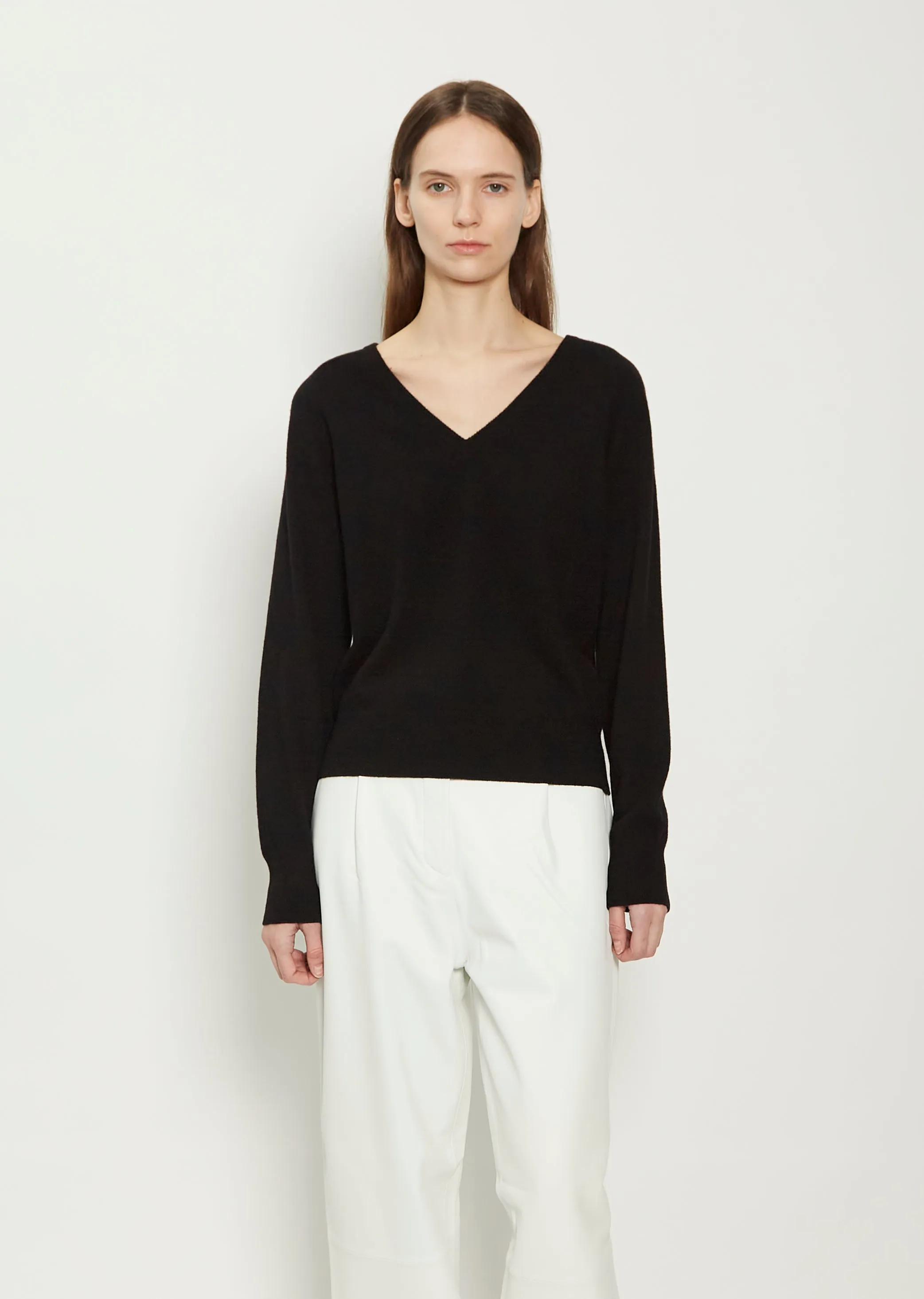 Tarsi Cashmere Sweater — Black