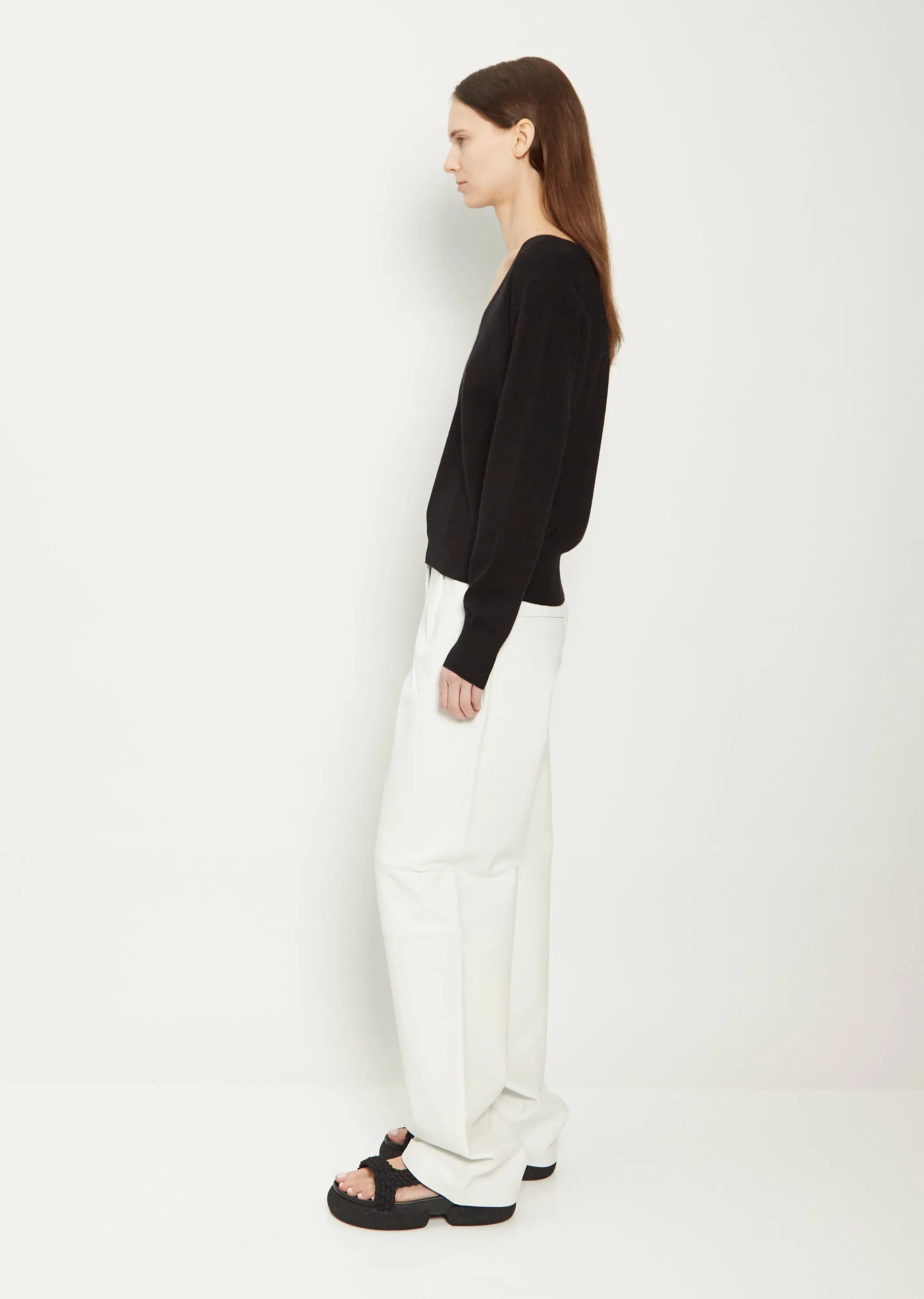 Tarsi Cashmere Sweater — Black