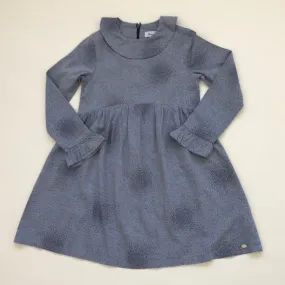 Tartine et Chocolat Blue Flecked Dress With Collar