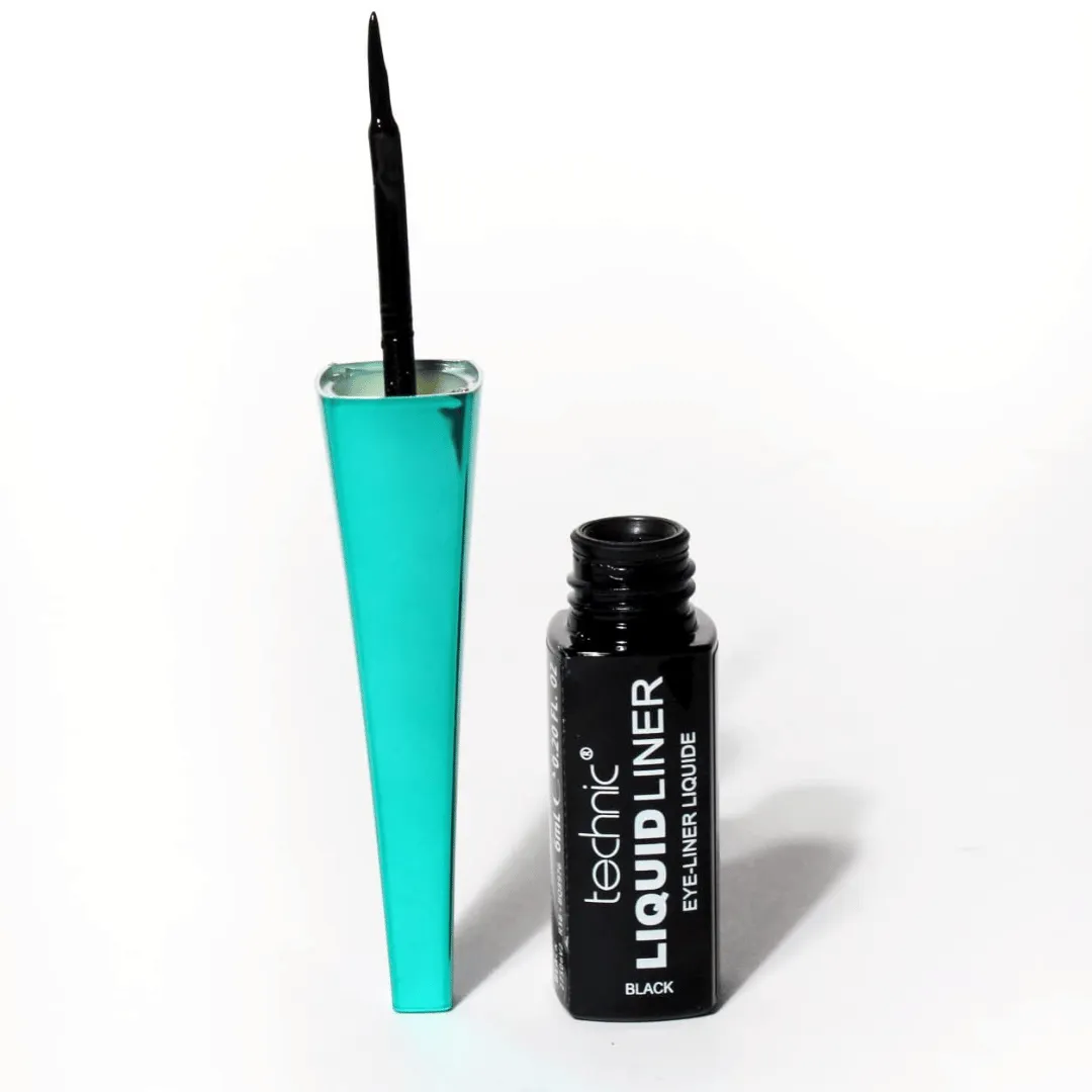 Technic - Eyeliner liquide haute couverture, résistant à l'eau et longue durée