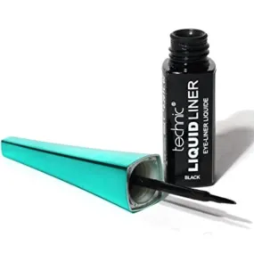 Technic - Eyeliner liquide haute couverture, résistant à l'eau et longue durée