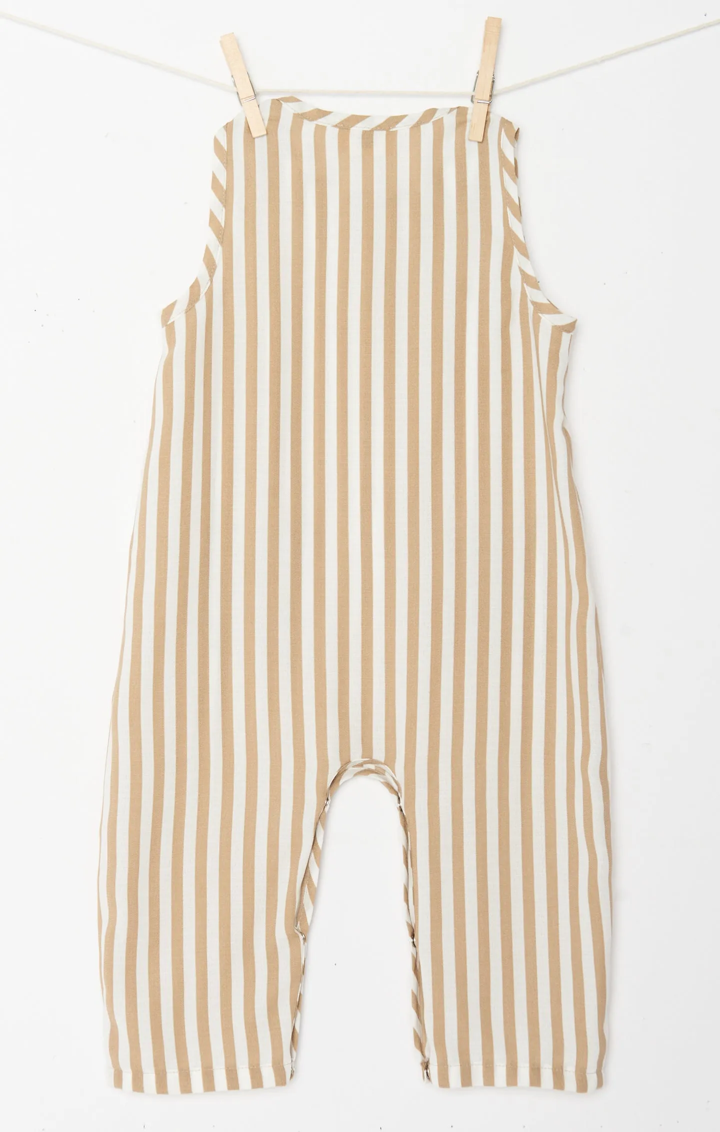 The Case Onesie ~ Beige Everyday Stripe