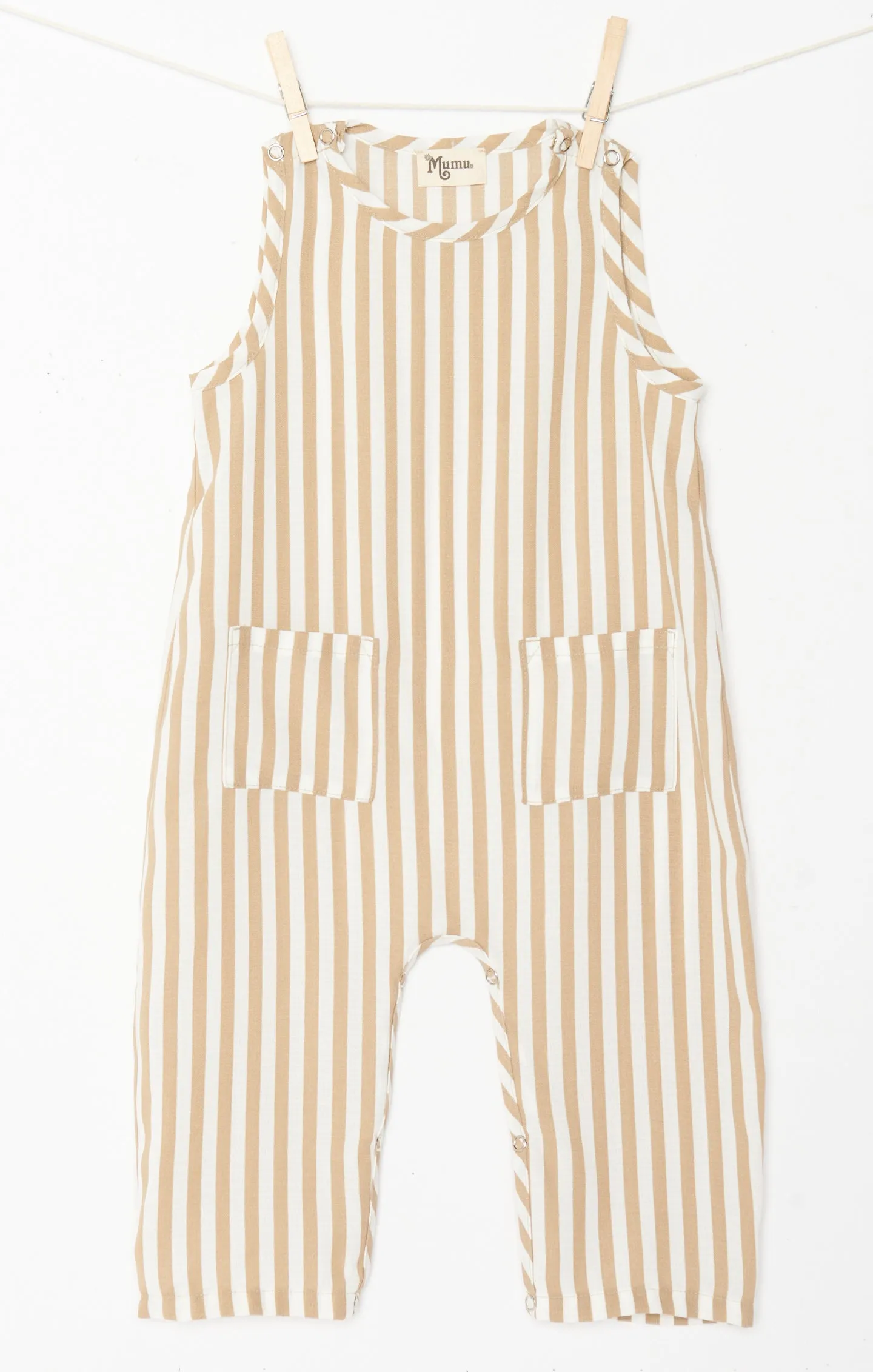 The Case Onesie ~ Beige Everyday Stripe