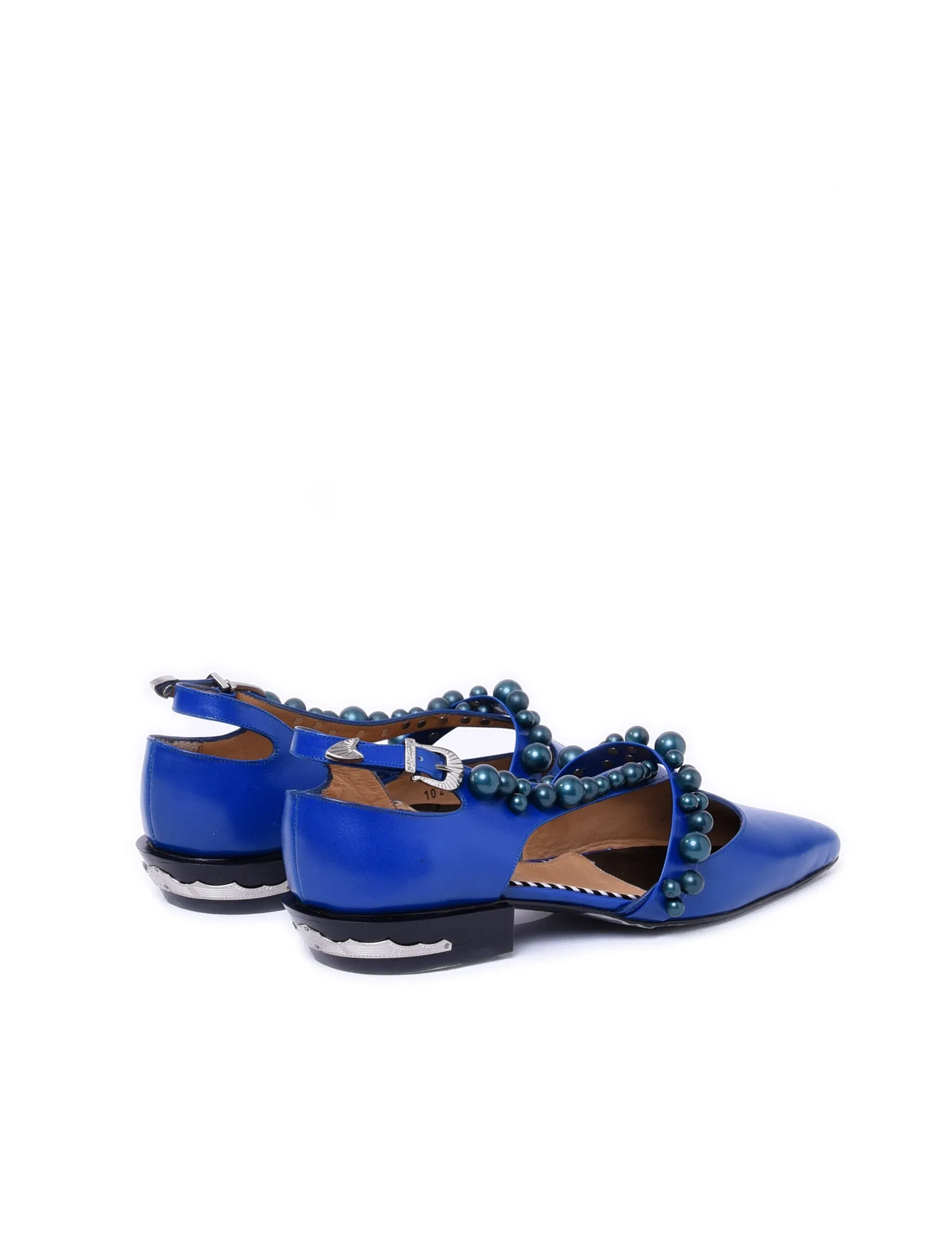 Toga Pulla Pointed Ballerinas Blue