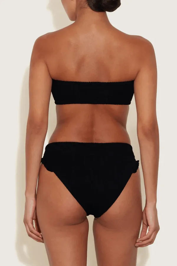 Tracey Frill Bikini Black/Black