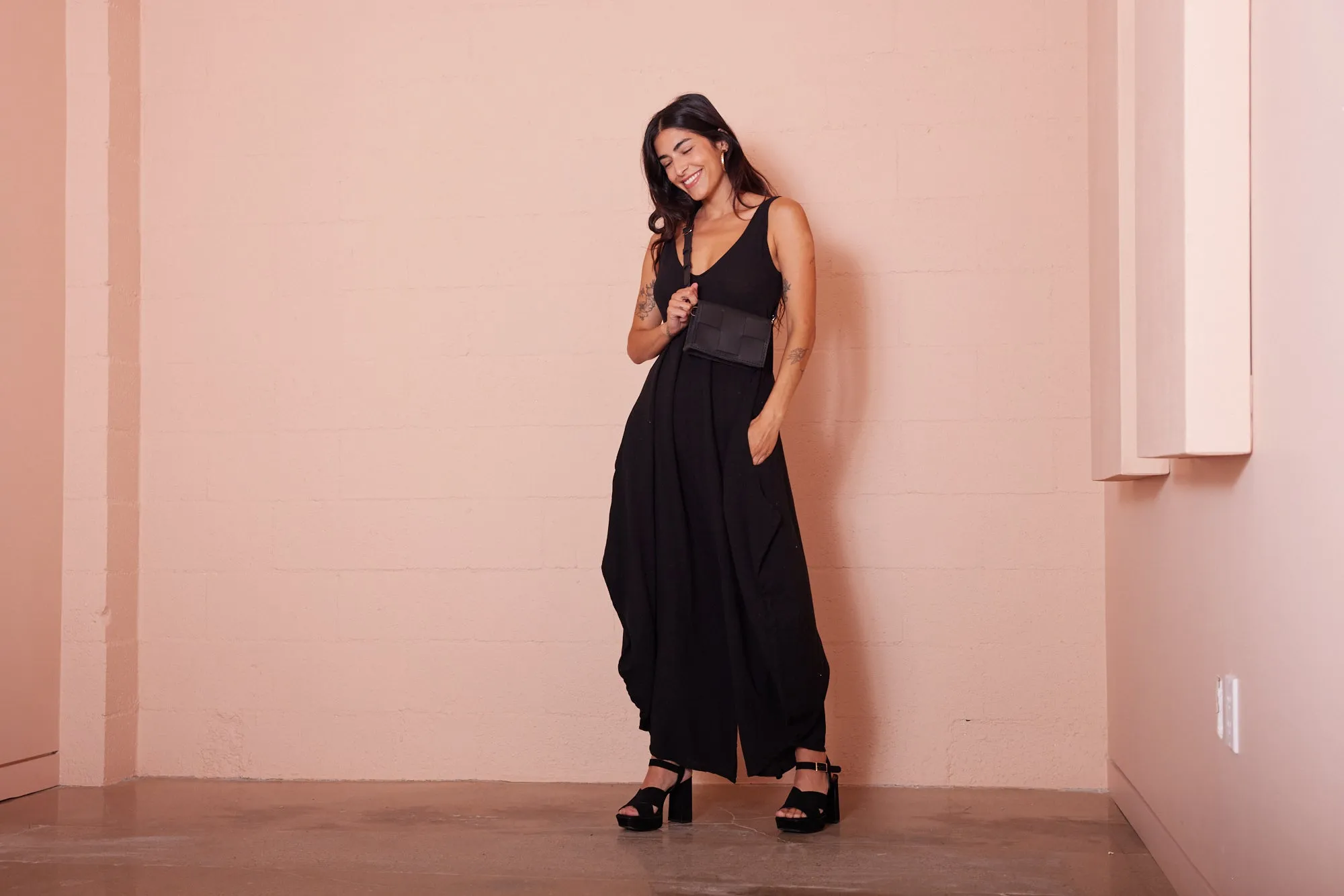 VENICE JUMPSUIT / BLACK