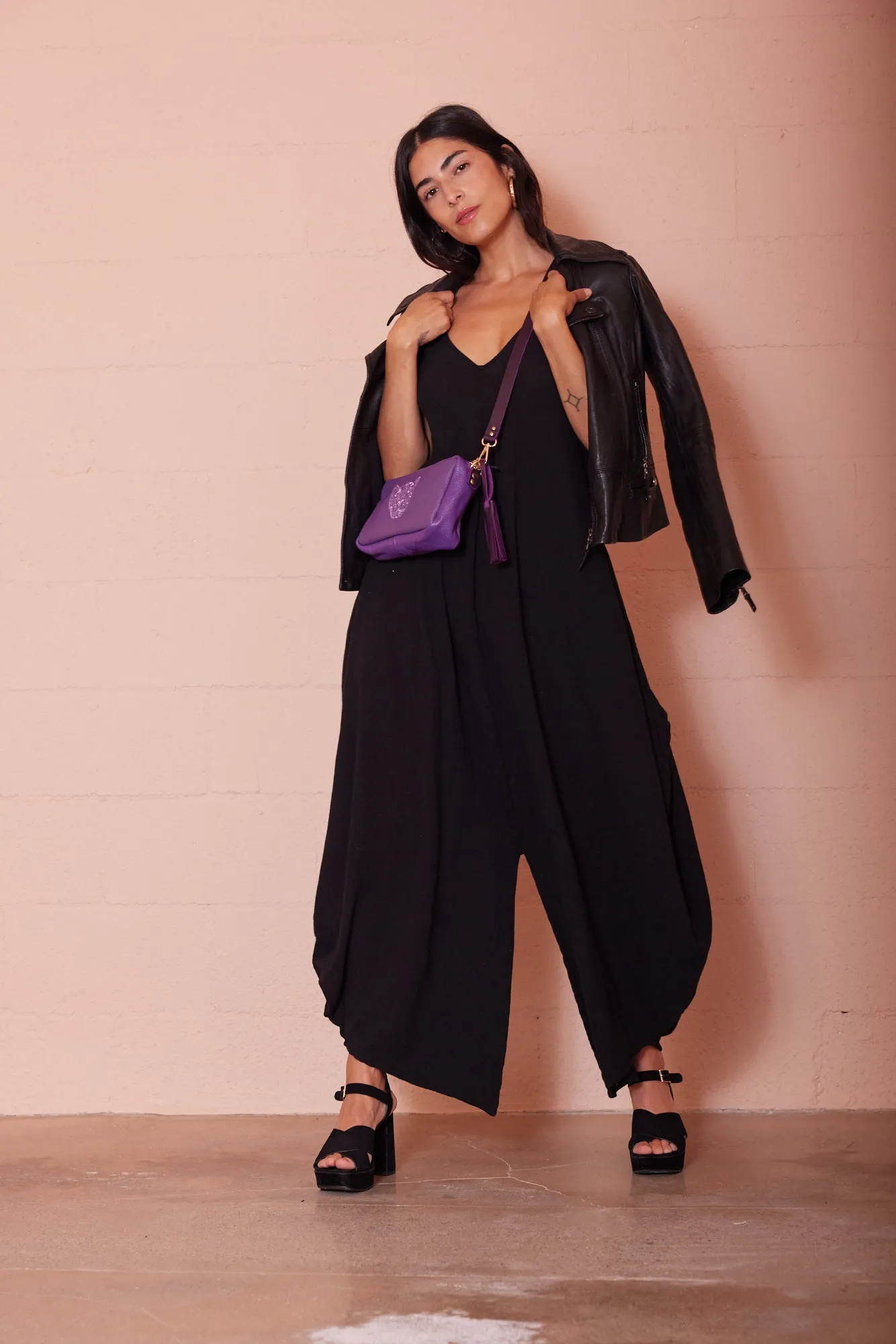 VENICE JUMPSUIT / BLACK