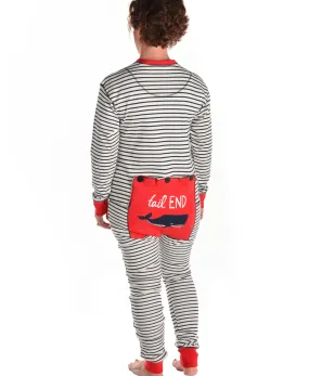 Whale Tail End Adult Onesie Flapjack