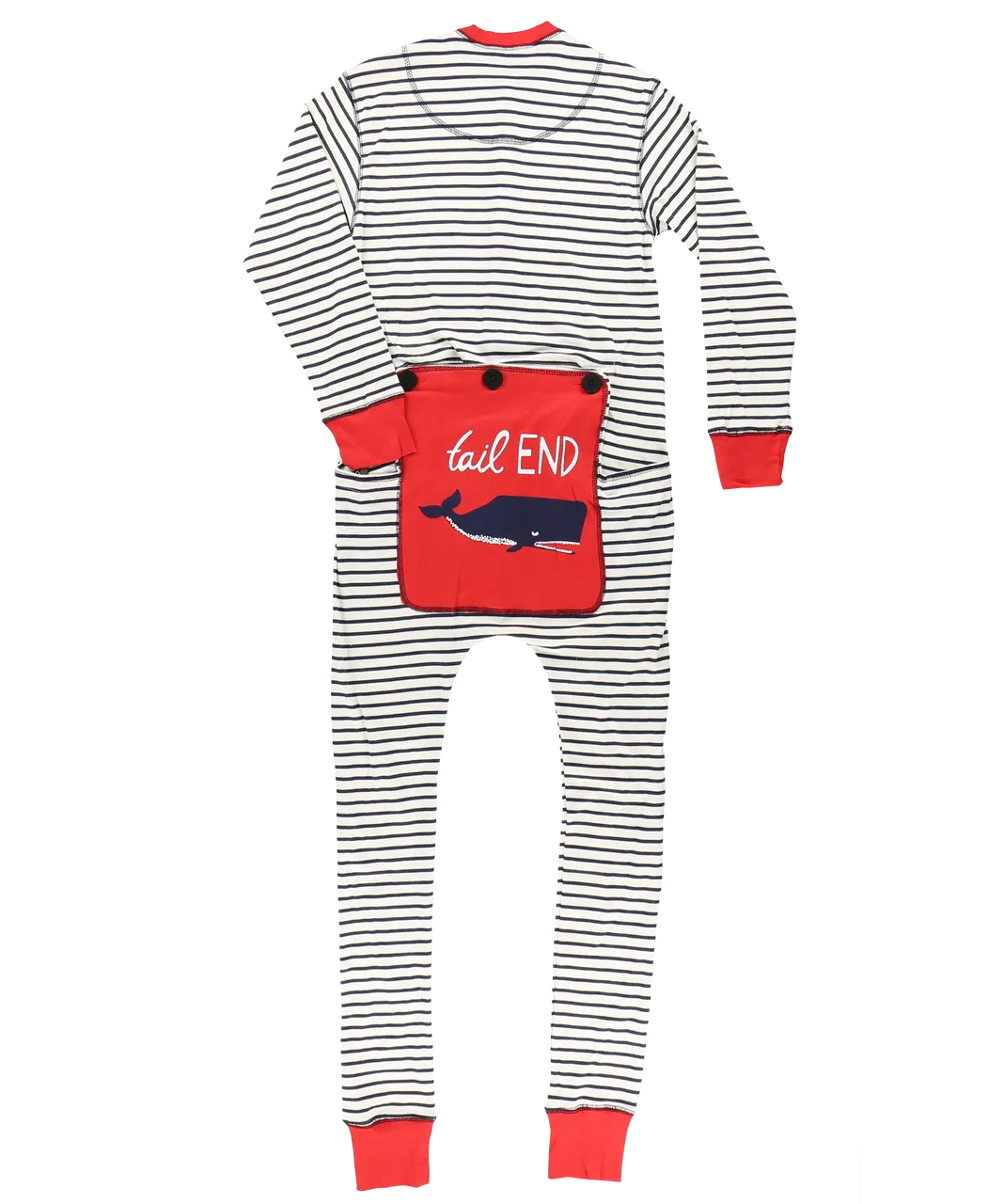 Whale Tail End Adult Onesie Flapjack