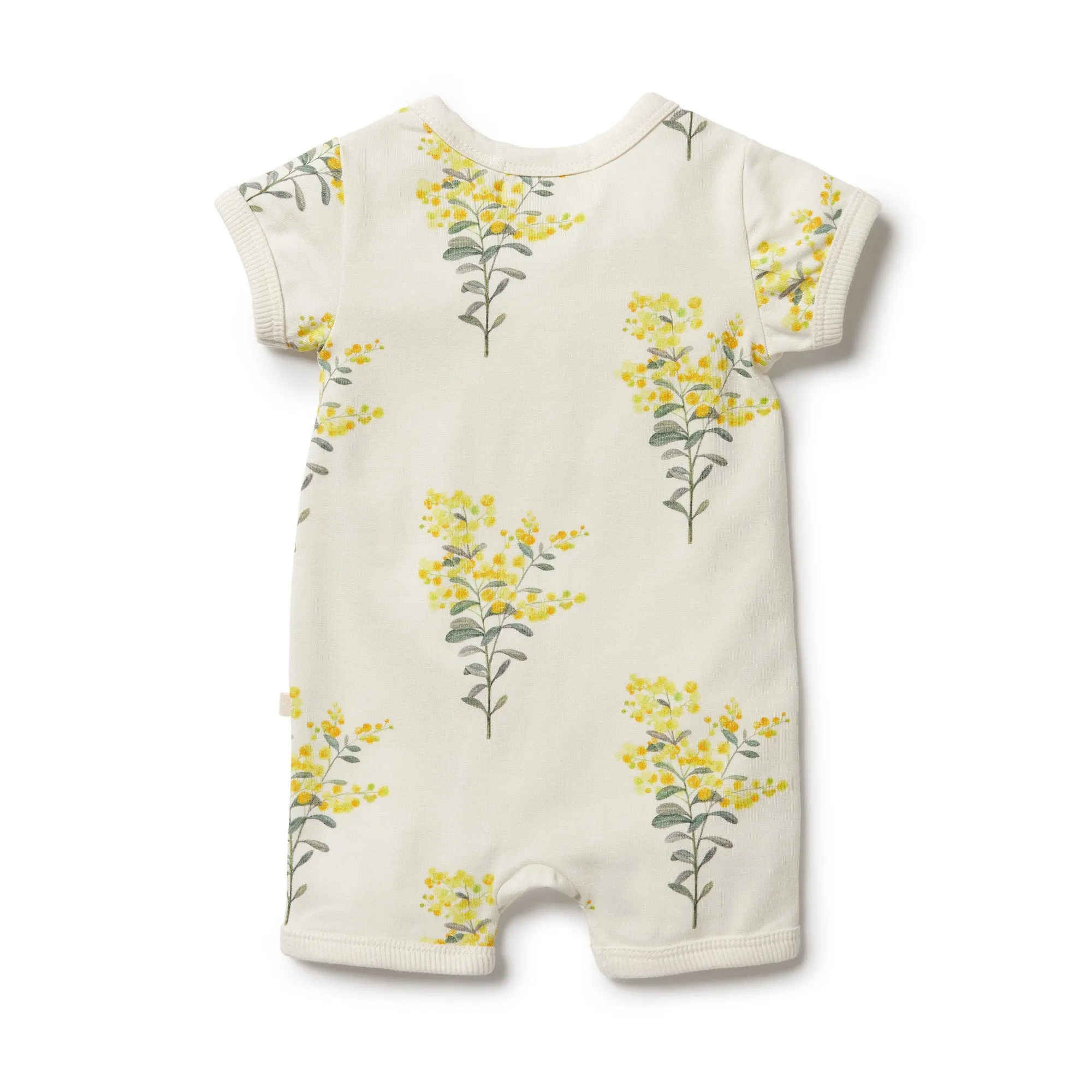 Wilson & Frenchy Little Blossom Organic Zipsuit