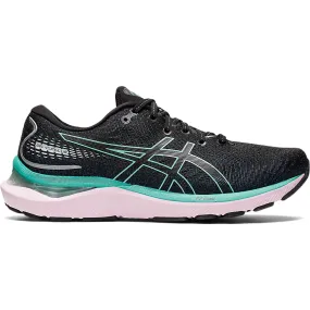 Women's Asics Gel-Cumulus 24, Black/Sage, 11.5 B Medium