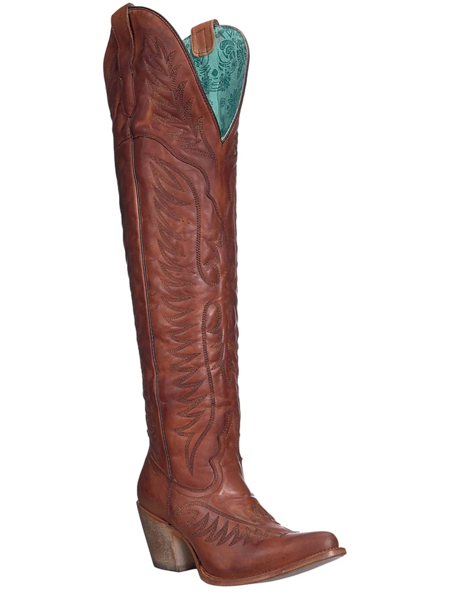 Women's Tall Embroidery Western Boots