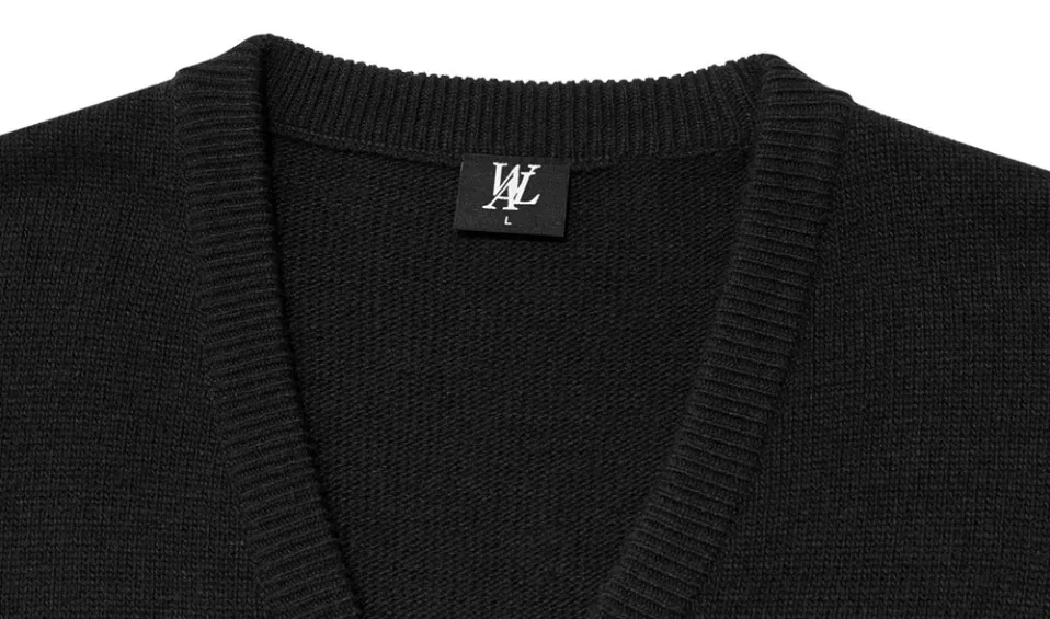 WOOALONG  |Casual Style Unisex Street Style Logo Cardigans