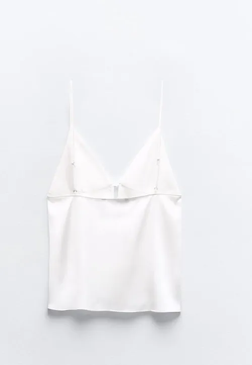 ZARA  |Casual Style Sleeveless Plain Elegant Style