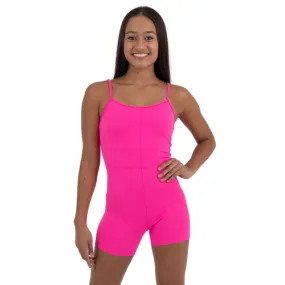 Zen Unitard - Lippy Pink