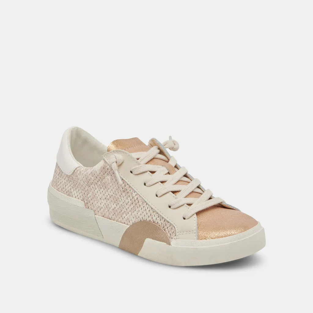 ZINA SNEAKERS SAND EMBOSSED LEATHER– Dolce Vita 6916127129666