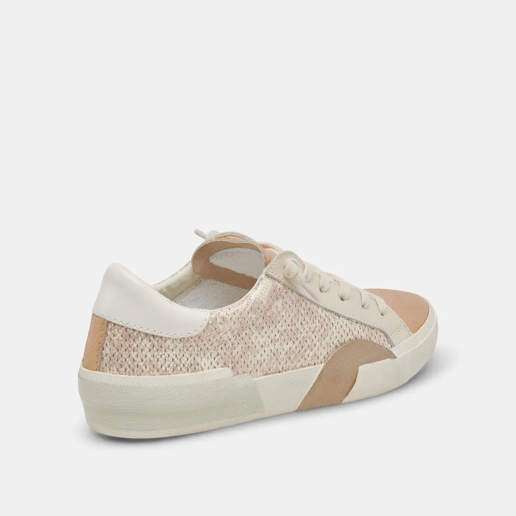 ZINA SNEAKERS SAND EMBOSSED LEATHER– Dolce Vita 6916127129666