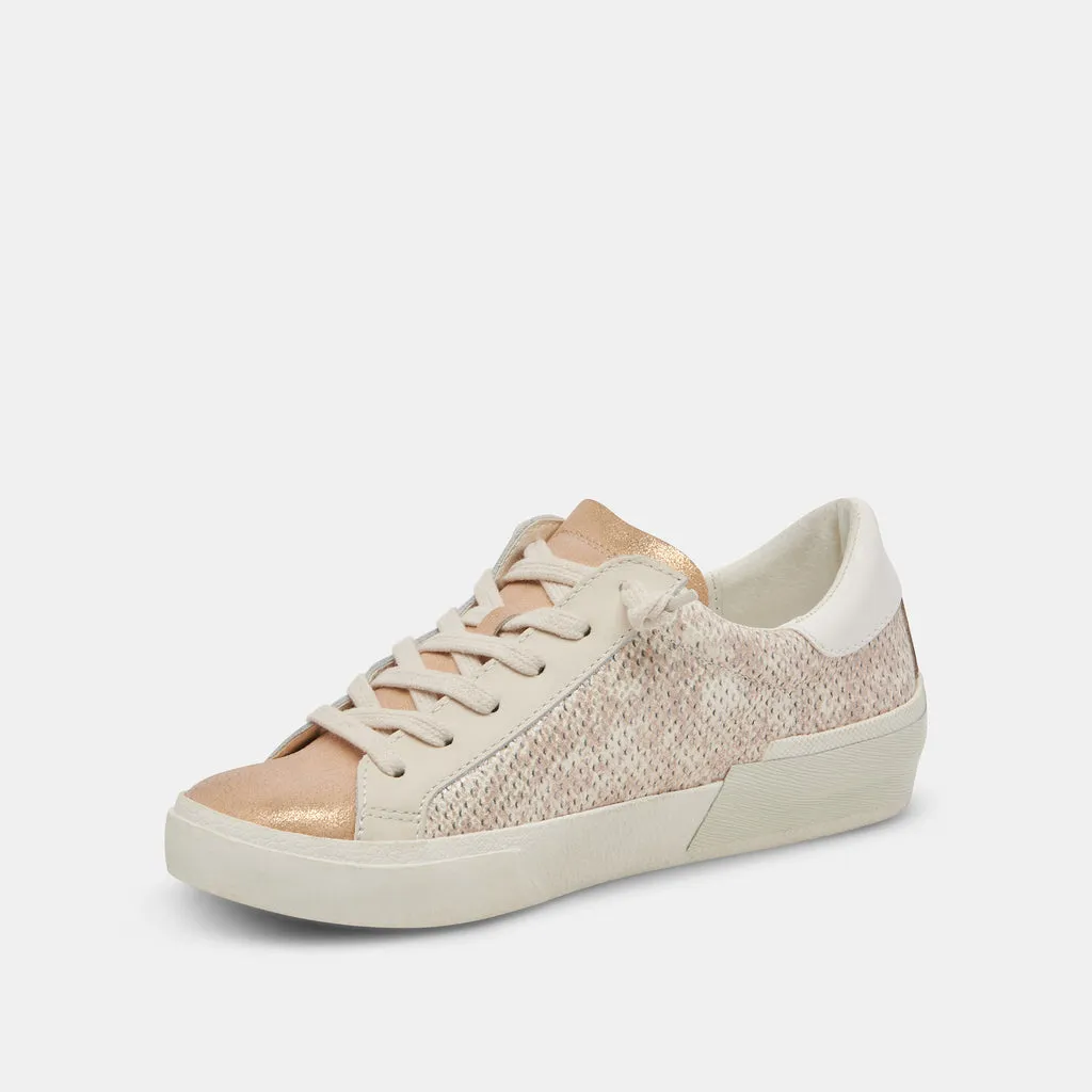 ZINA SNEAKERS SAND EMBOSSED LEATHER– Dolce Vita 6916127129666