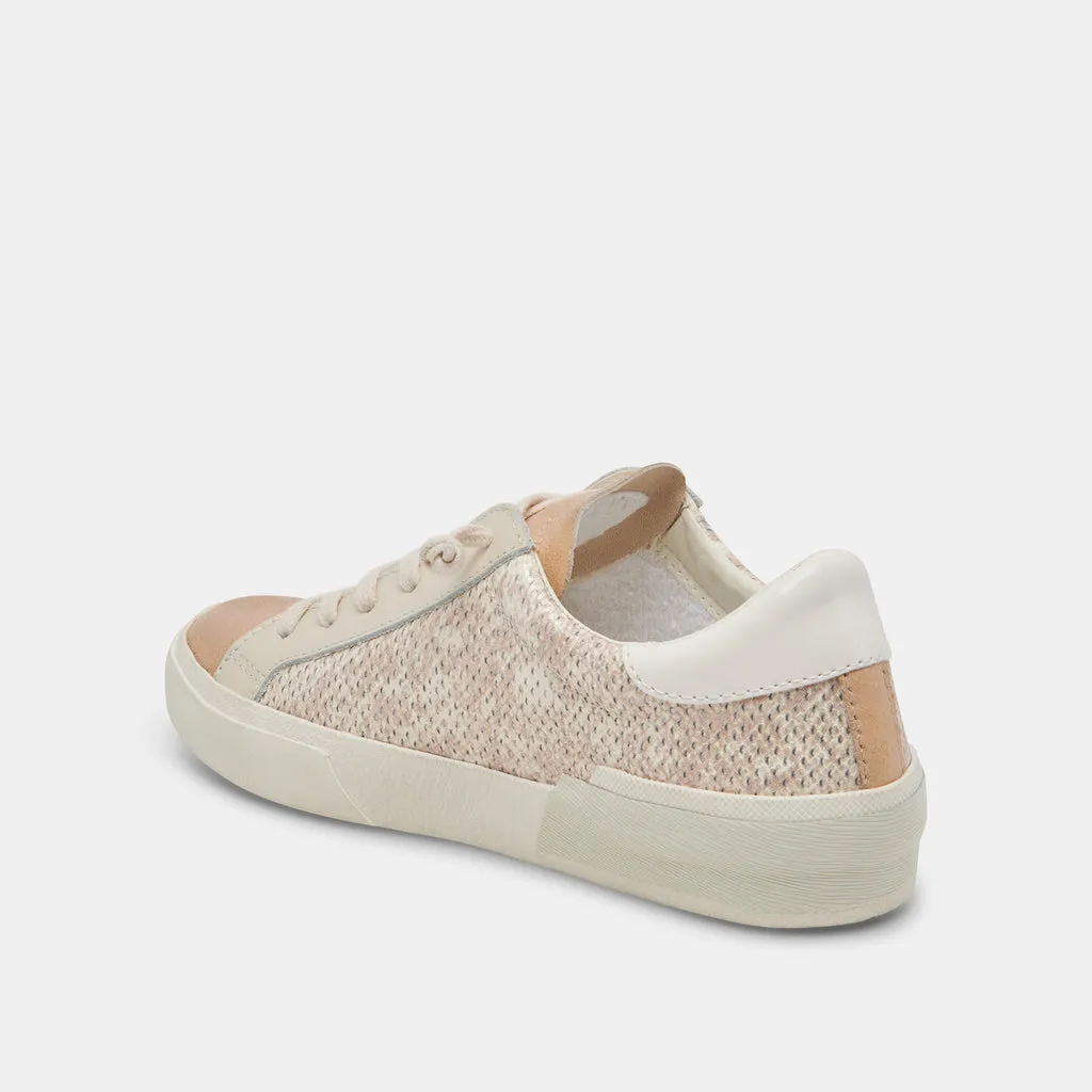 ZINA SNEAKERS SAND EMBOSSED LEATHER– Dolce Vita 6916127129666