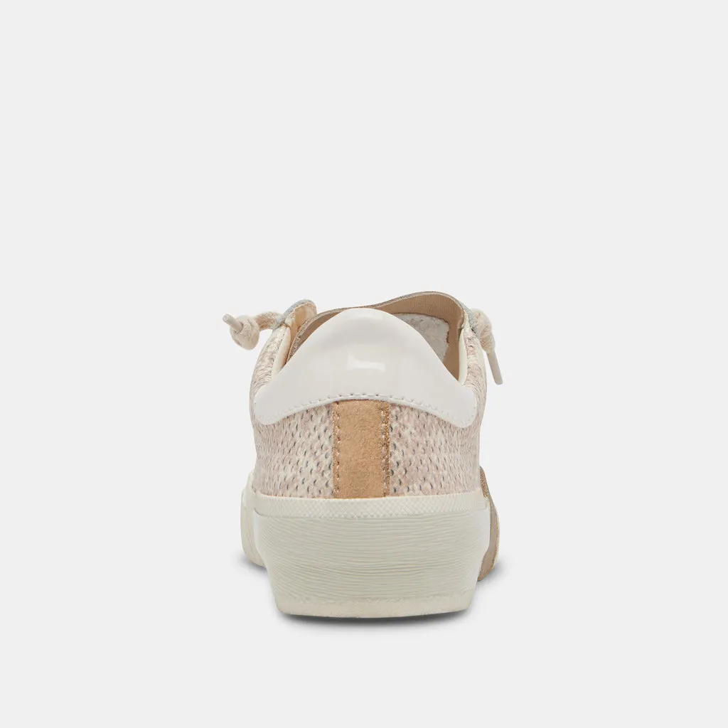 ZINA SNEAKERS SAND EMBOSSED LEATHER– Dolce Vita 6916127129666